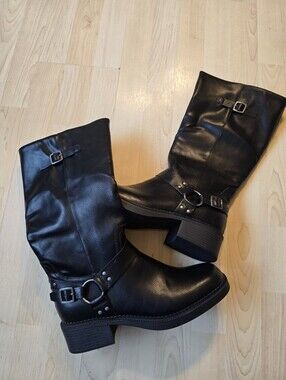 Frye And Co. Maeve Black Boots Size 10 NWT